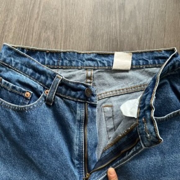 VINTAGE Jordache High-Rise Blue Tapered Jeans - Picture 3 of 16